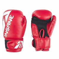 Перчатки боксерские INSANE MARS IN22-BG100, ПУ, синий/красный, 6 oz 